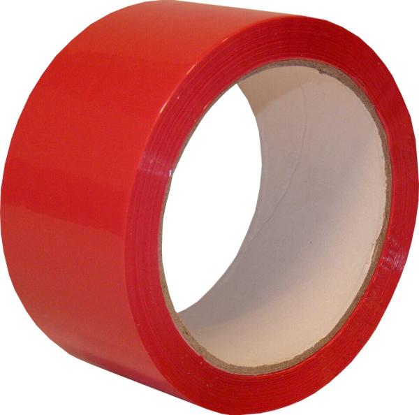 Lepicí páska barevná, 48mm x 50m, červená