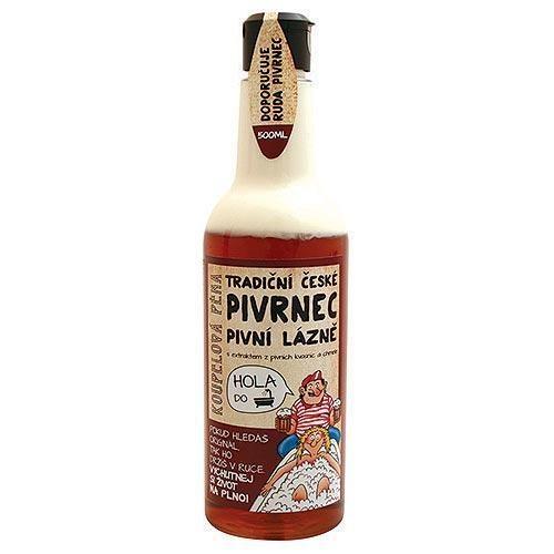 Pivrnec pivní koupelová pěna 500 ml – tmavá0
