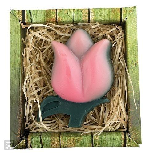 RUČNĚ VYRÁBĚNÉ MÝDLO - TULIPÁN0