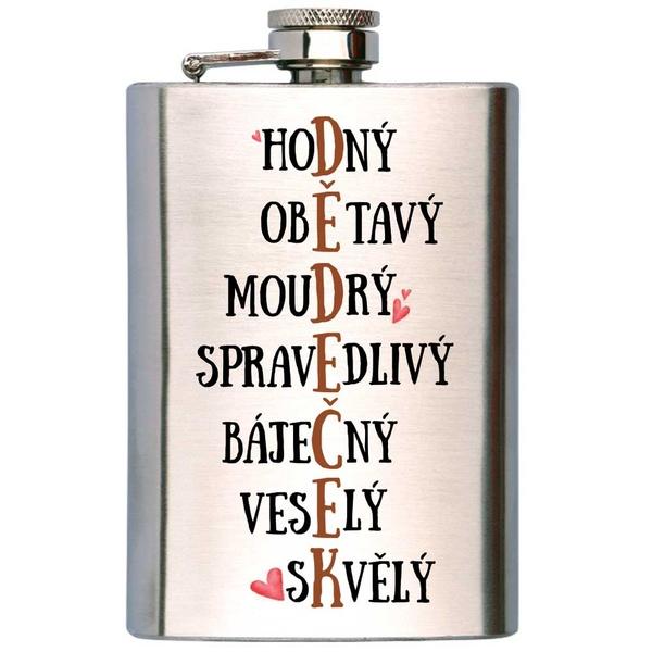 Placatka na alkohol 200 ml pro dědečka0