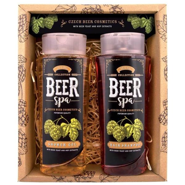 Beer Spa pivní kosmetická sada – gel 250 ml a šampon 250 ml0