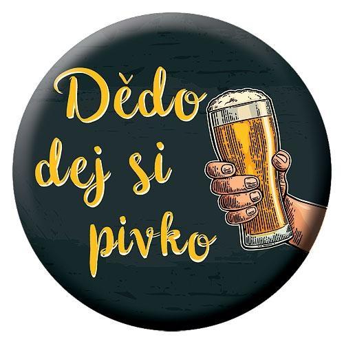 Button – placka s otvírákem 55 mm – pro dědu1