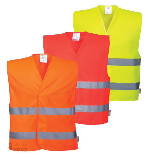 Vest-Port reflexní vesta s dvěma pruhy 2