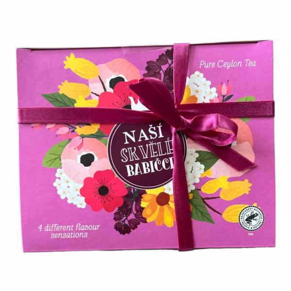 Dárková sada čajů Pyramid Tea Box 12x 2g – pro babičku1