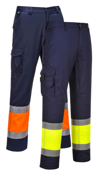 Dvoubarevné kalhoty Combat Hi-Vis3