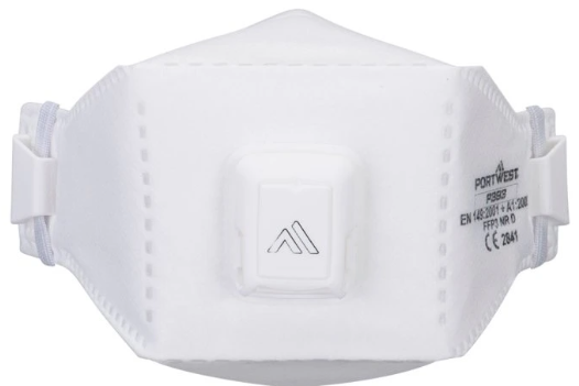 PORTWEST EAGLE PRO FFP3 Dolomite skládací respirátor s ventilkem (balení 10 ks)0