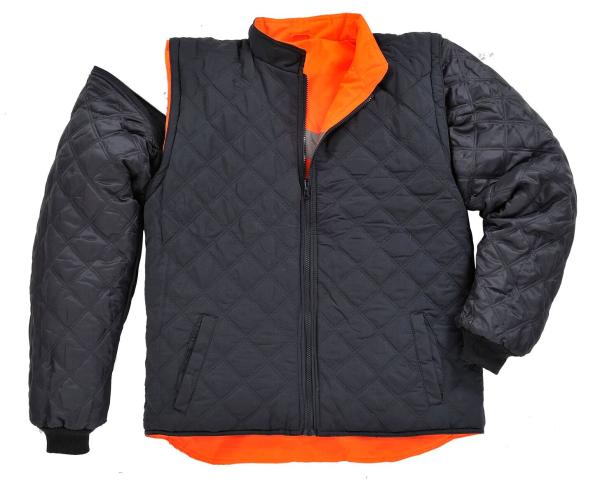 Reflexní oboustranná bunda11