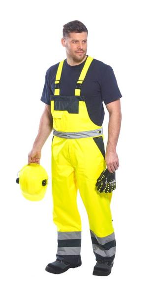 Zateplené reflexní laclové kalhoty0