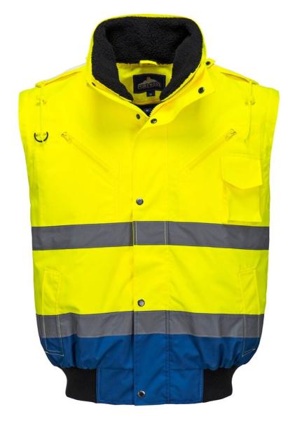 Bunda Bomber Hi-Vis Contrast3