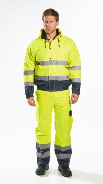Dvoubarevný Hi-Vis bomber0
