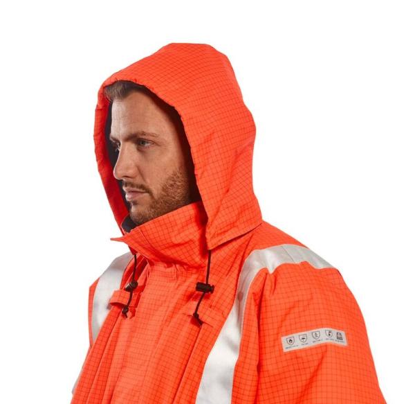 Bunda bomber Bizflame Rain Hi-Vis Antistatic FR3