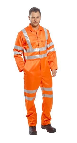 Oranžová reflexní kombinéza 0