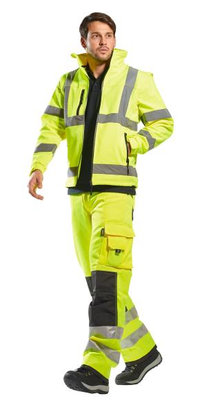 Hi-Vis softshelová bunda 0