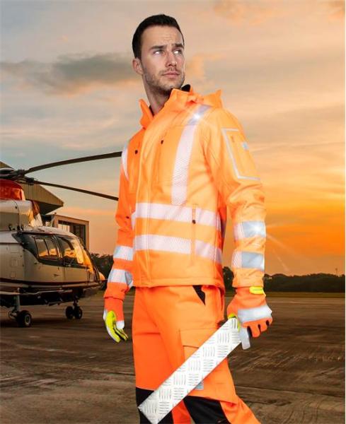 SIGNAL výstražná softshelová bunda0