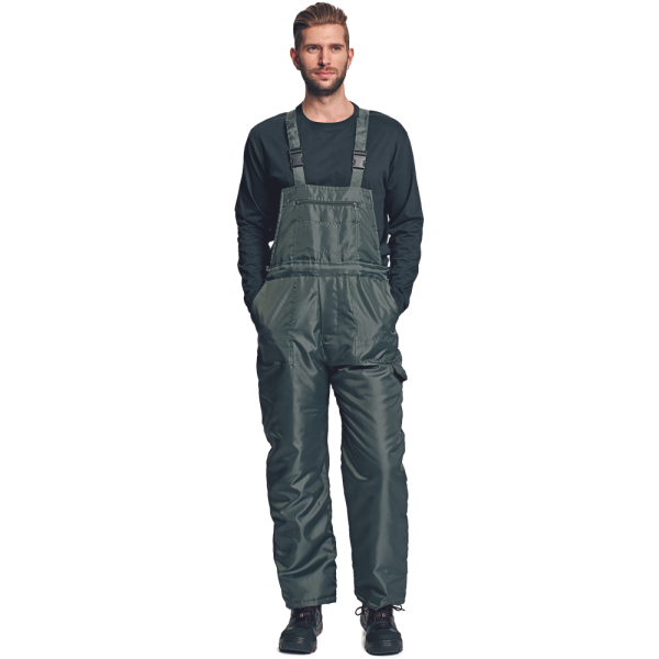 Zateplené kalhoty TITAN zelená0