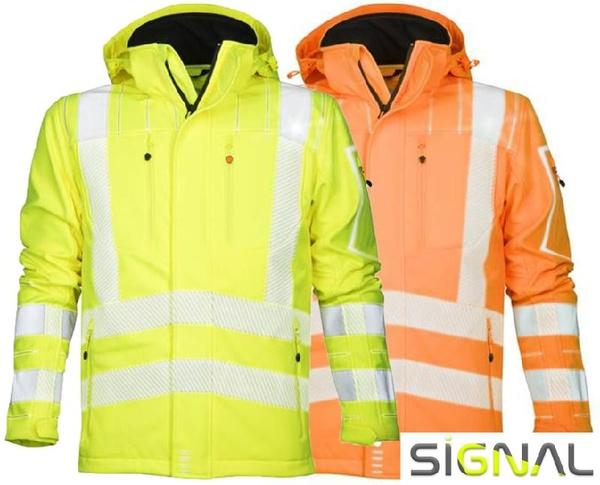 SIGNAL výstražná softshelová bunda1