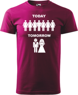 Rozlučkové tričko TODAY - TOMORROW3