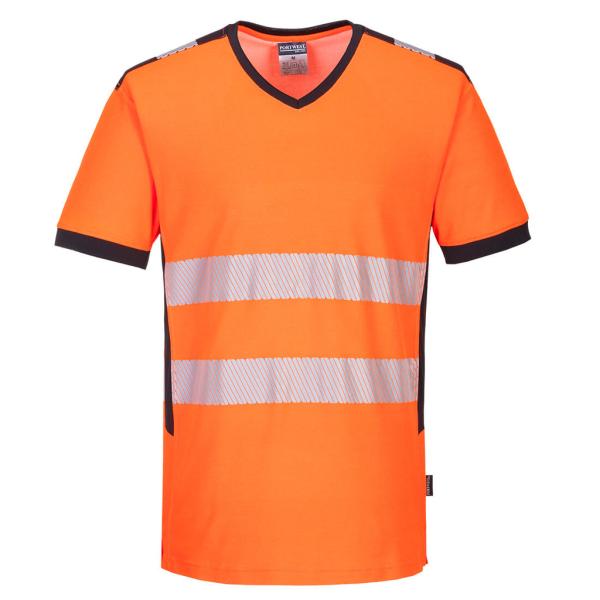Tričko PW3 Hi -Vis s výstřihem do V2