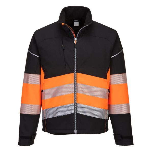 Softshellová bunda PW3 Hi -Vis Třída 11