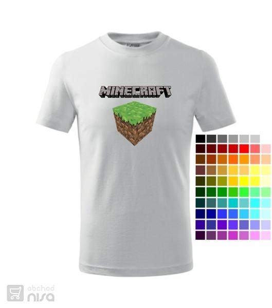 Tričko Minecraft kostka 31