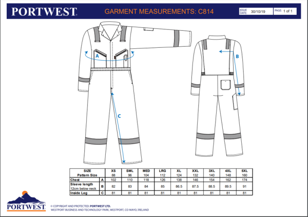 Bavlněná kombinéza Iona S - 6XL1