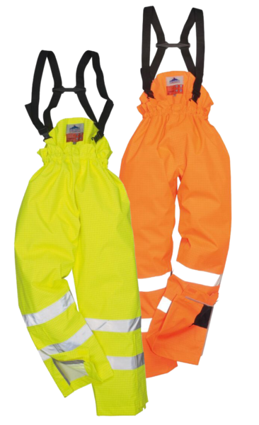 Kalhoty Hi-Vis zateplené, antistatické a nehořlavé 0