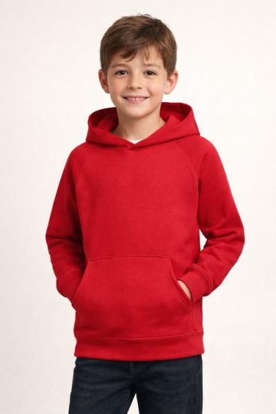 Fruit of the Loom Dětská lehká mikina s kapucí0