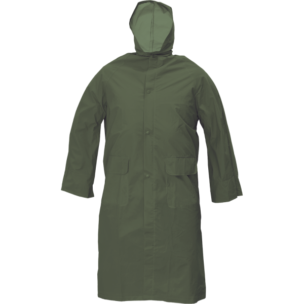 Plášť s kapucí CETUS zelený2