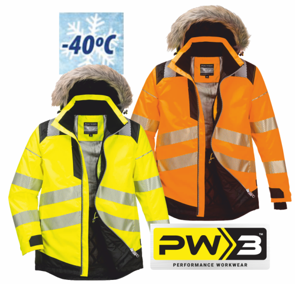 Zimní bunda PW3 Hi-Vis