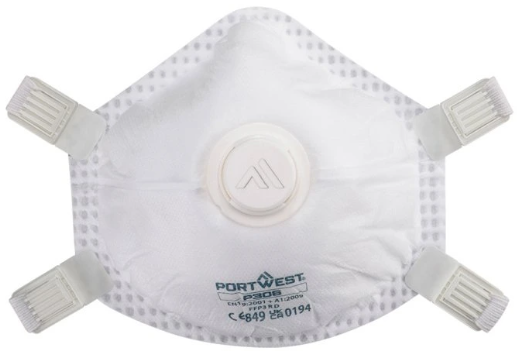 PORTWEST Respirátor FFP3 Ultimate s ventilem pro opakované použití (5 ks)0