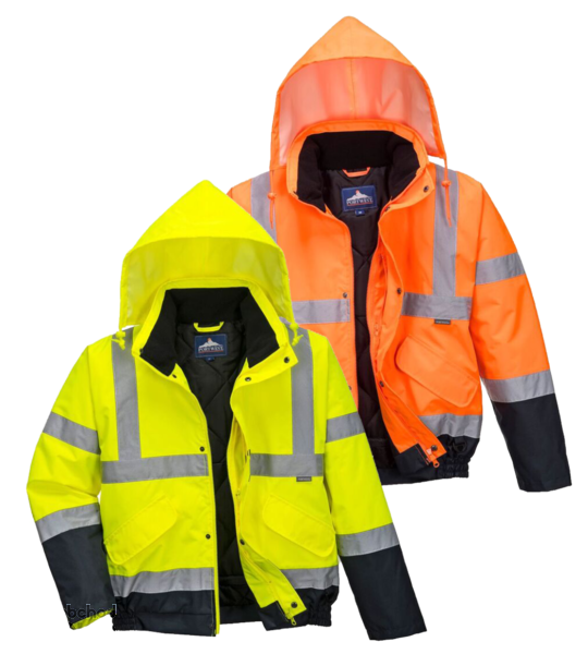 Dvoubarevný Hi-Vis bomber3