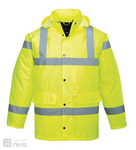 Zateplená Hi-Vis prodyšná bunda0