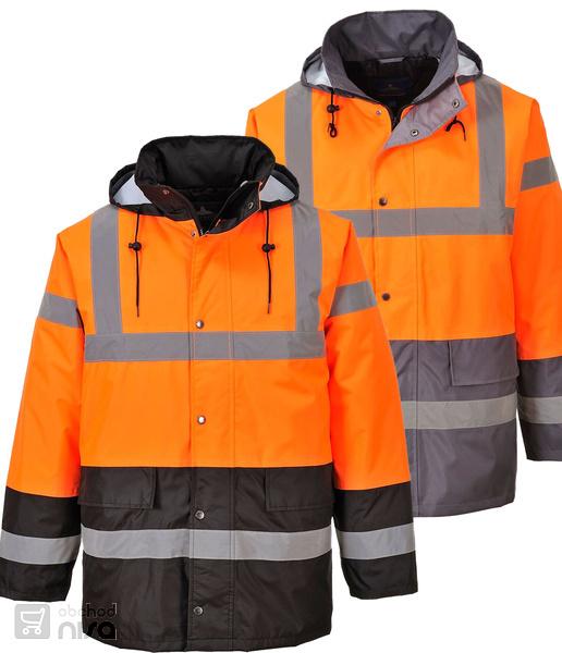 Dvoubarevná reflexní bunda0