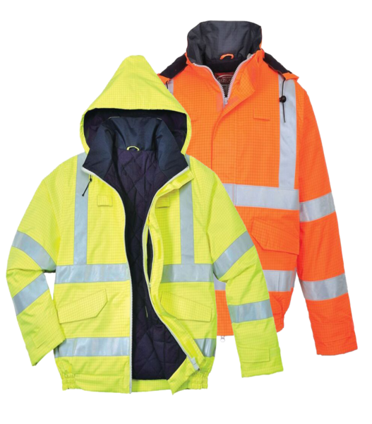 Bunda bomber Bizflame Rain Hi-Vis Antistatic FR1