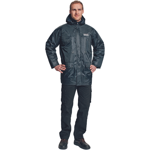 zateplená bunda ATLAS modrá0