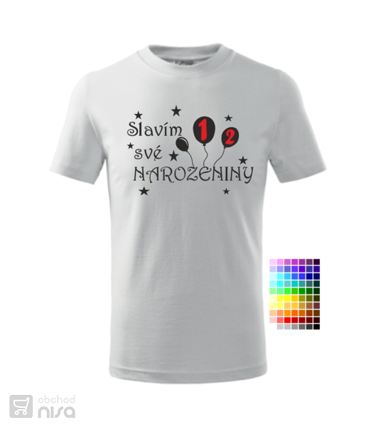 Tričko na narozeniny0
