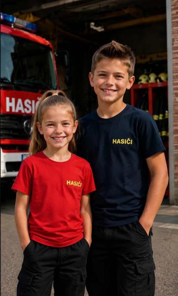 Dětské sportovní triko pro hasiče1