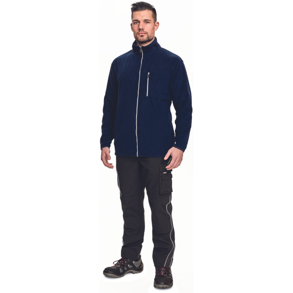 Fleecová bunda KARELA tm.modrá0