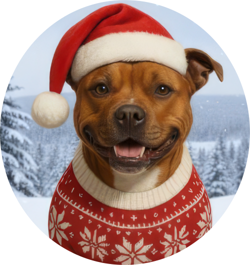 Zimní čepice Vánoční Staford1