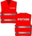 Reflexní vesta s POTISKEM10
