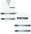 Reflexní vesta s POTISKEM17