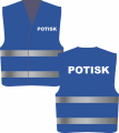Reflexní vesta s POTISKEM9