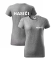 Šedé dámské triko pro hasiče1