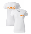 Bílé dámské triko pro hasiče2