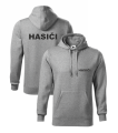 Šedá pánská mikina pro hasiče0