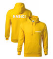 Žlutá pánská mikina pro hasiče3