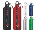 Hliníková sportovní láhev s karabinou SIDEROT s vlastním potiskem1