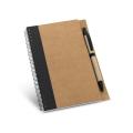 STRICKER ASIMOV. Blok se spirálovou vazbou B6 se stranami bez linek1