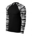 Maskáčové tričko unisex CAMOUFLAGE LS2
