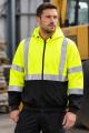 Dvoubarevná Hi-Vis mikina s kapucí0
